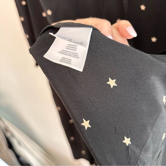 Rails Stars/Twinkle Hana‎ 100% Silk Casual Dress Women’s Size M - Picture 5 of 7